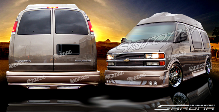 Custom GMC Savana Van  Body Kit (1996 - 2002) - $1190.00 (Part #GM-017-KT)